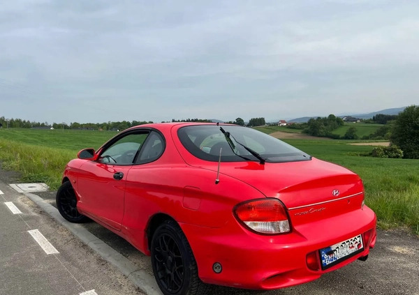 Hyundai Coupe cena 6800 przebieg: 194000, rok produkcji 2000 z Wadowice małe 67